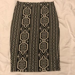 Forever 21 Tribal Skirt